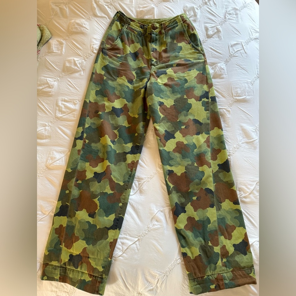 Imogene + Willie Sonora Painted Camo Trouser